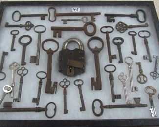Antique Keys & Padlock