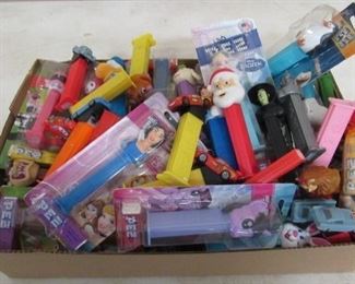 Lots of Pez Dispensers