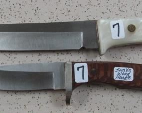 Snakewood & Pearl Handle Hunting Knives