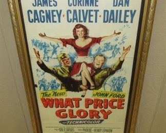 1952 What Price Glory Movie Lobby Poster