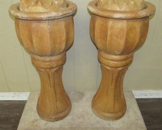 Concrete Fountains or Planters - Tops are Removable 