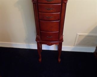 cherry jewerly cabinet