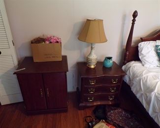 Mahogany nite stands part of suite