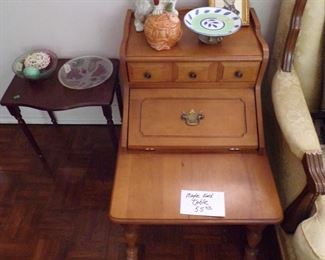Maple end tables