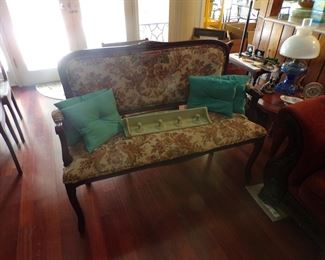 antique love seat