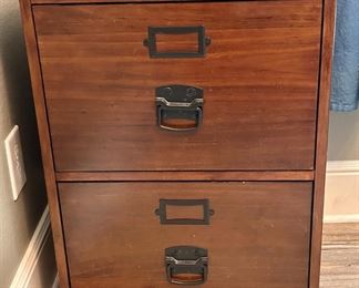 Wood File Cabinets (total of 3)