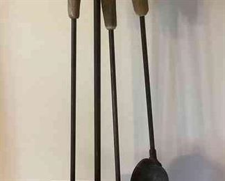 Antler Fireplace Set