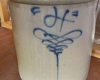 Bee Sting Salt Glazed Crock