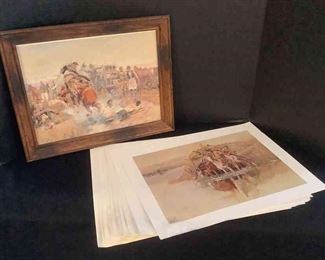 CM Russell Assortment Of Western Prints