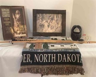 Native American Decor and Blanket