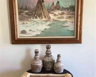 Painting By Kathy Hageman and Decor