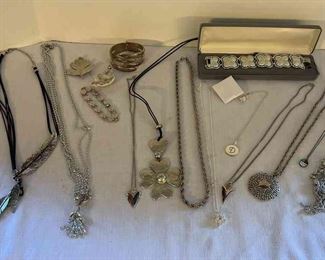 Silvertone Costume Jewelry