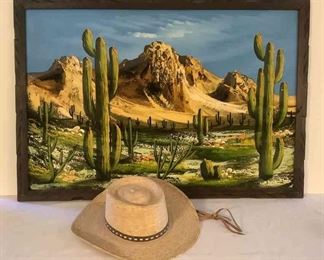 Southwestern Art and Hat