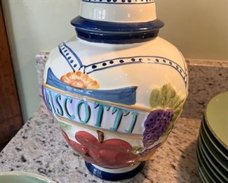 Biscotti canister 