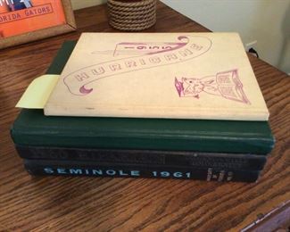 GHS, UF and Jax univ vintage yearbooks 