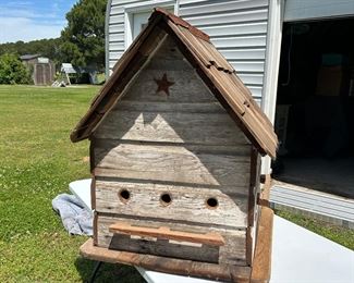Purple Martin Solid Wood Birdhouse.                                         33"H x 27"W x 27"D                                                                                                                                $75