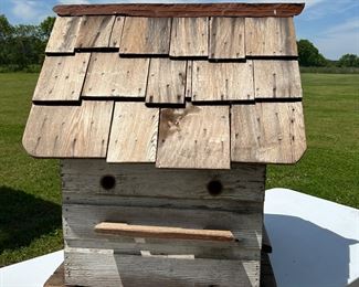 Purple Martin Solid Wood Birdhouse.                                         33"H x 27"W x 27"D                                                                                                                                $75