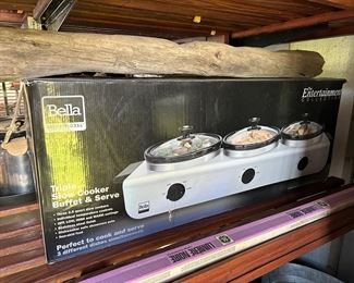 Triple (2.5quart)  Slow cooker - $25