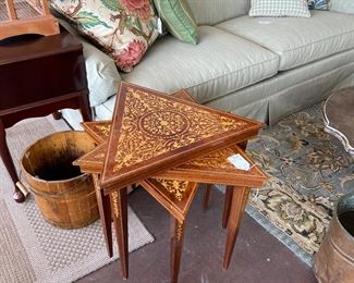 Stacking End Tables Set of Three $325