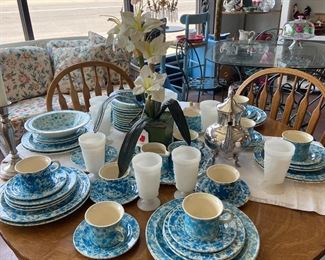 Blue Serve ware $85