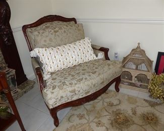 Pair of oversized Ethan Allen bergere chairs