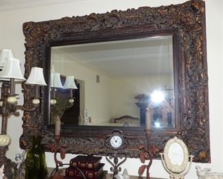 Large decorative mirror