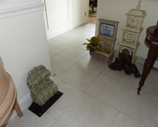 Decorative corbel, decorative bird cage, bricabrac