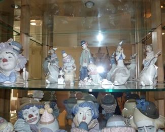 Lladro clown collection
