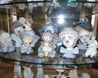 Lladro clown collection