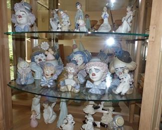 Lladro clown collection