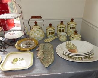 MacKenzie Childs pieces & kitchenware
