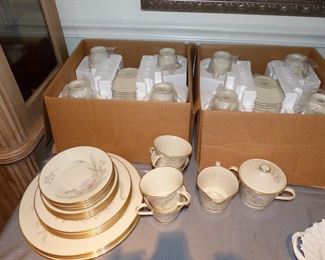 Lenox Heiress dinnerware service for 12, service for 4 never used but out of box, service for 8 NIB