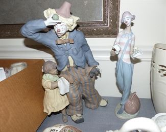 Lladro clown collection