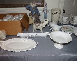 Bird trim serving pieces