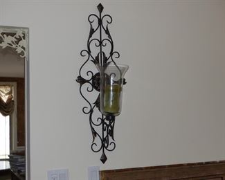 Hanging candle holder