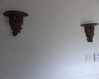Pair of corbels