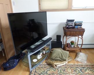 Large tv with stand