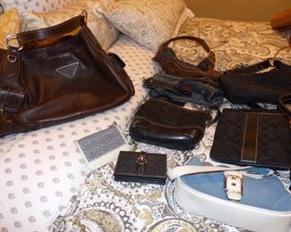 Prada & Coach handbags