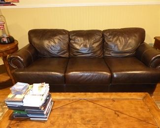 Leather sofa