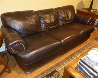 Leather sofa