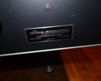 Imperial International pool table