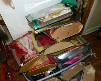 Christmas Barbie dolls