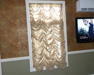 Custom balloon shades opened