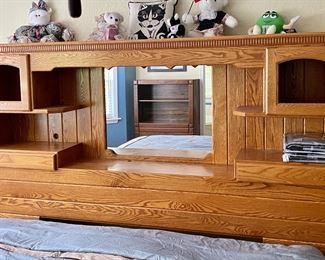 Very Nice King Size bed/Headboard, appears to be Amish.