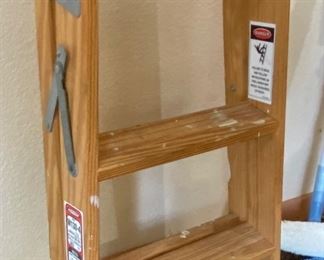 Nice short wood step ladder by Werner