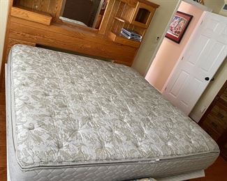 Clean King Size Mattress and Headboard