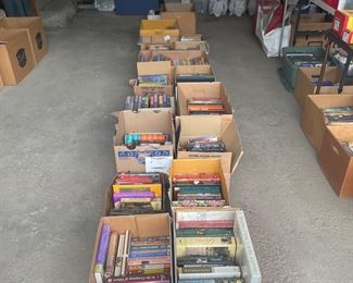 Books from a variety of genres 