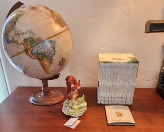 globe ,Beatrix Potter children's books