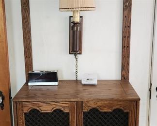 wall book shelf set of 2 , wall lamps set of 2 