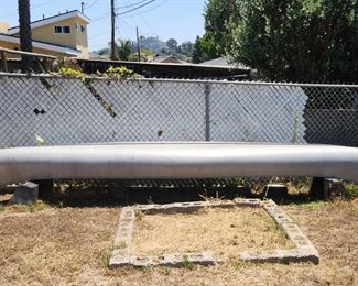 17' aluminum Canoe with oars.